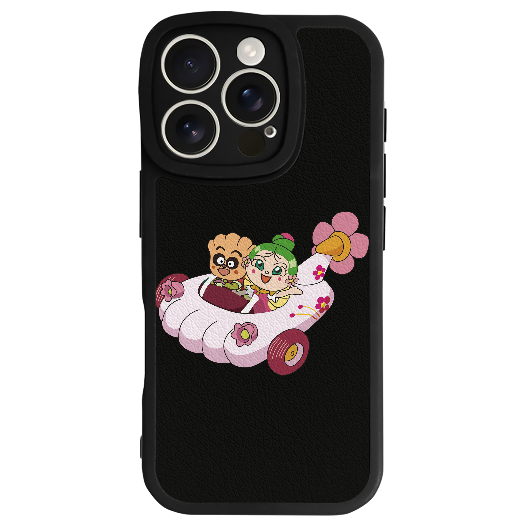 （画像用） アンパンマン Anpanman 【iPhone 16シリーズ対応】シリコンスマホケース（レザー調） 材質：シリコン